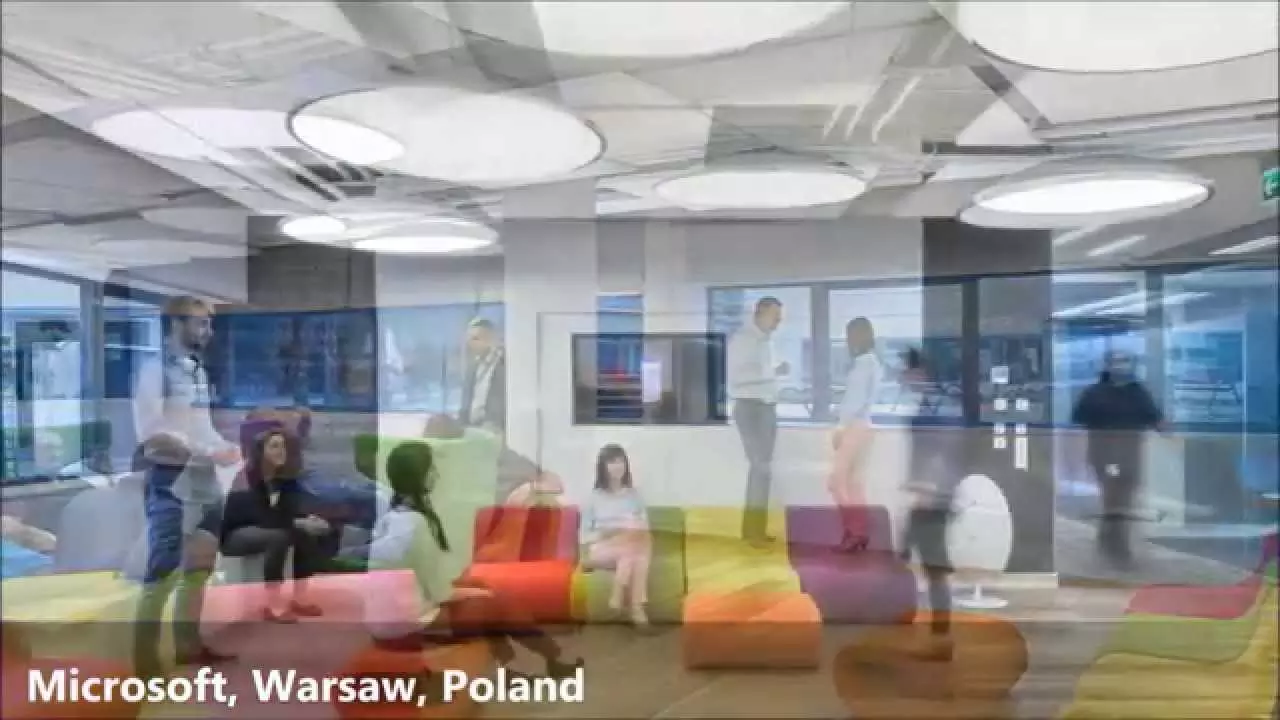 Ecophon Solo Square, Solo Cirle XL, Akusto Wall C, Microsoft, Warsaw, Poland thumbnail